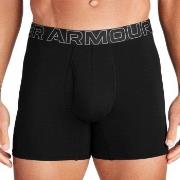 Under Armour 6P Perfect Cotton 6in Boxer Svart Small Herre