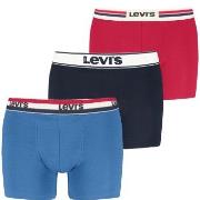 Levis 3P Gift Icon Combi Boxer Blå/Rød bomull Large Herre