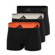 adidas 3P Active Flex Cotton Trunk Oransje/Svart bomull Large Herre