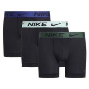 Nike 3P Everyday Essentials Micro Boxer Brief Svart/Grønn polyester Me...