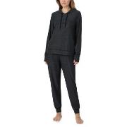 DKNY Chill In Style Hoodie Jogger Set Svart polyester Medium Dame