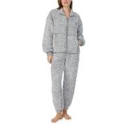 DKNY Chill In Style Zip Top Jogger Set Grå polyester Medium Dame