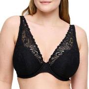 PrimaDonna BH Rupi Half Padded Plunge Bra Svart E 85 Dame