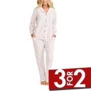Damella Cotton Flannel Pyjamas Mixed bomull Medium Dame