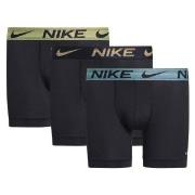 Nike 6P Everyday Essentials Micro Boxer Brief Svart/Gul polyester X-La...
