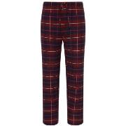 Jockey Pants Flannel Marine/Rød bomull 2XL Herre