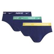 Nike 6P Everyday Essentials Cotton Stretch Hip Brief Mørkblå bomull La...