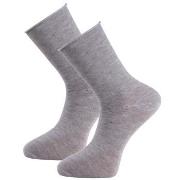 Trofe Bamboo Loose Socks Strømper 3P Grå Str 35/38 Dame