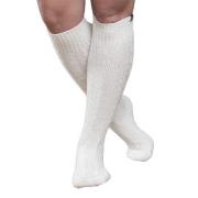 Trofe Cotton Knee High Sock Strømper 2P Hvit Str 35/38 Dame