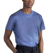 Bread and Boxers Pima Cotton Crew Neck Jeansblå bomull X-Small Herre