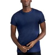 Bread and Boxers Roll-Up Tee Marine økologisk bomull X-Small Herre