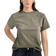 Bread and Boxers T-Shirt Classic Khaki økologisk bomull Medium Dame
