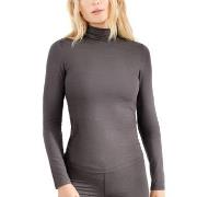 Bread and Boxers Turtle Neck Mørkgrå  viskose X-Small Dame