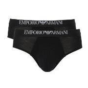 Armani Endurance Briefs 2P Svart bomull X-Large Herre