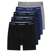 Resteröds 5P Kalle Bamboo Boxer Svart/Blå 2XL Herre