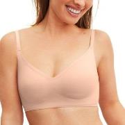 Calida BH Natural Skin Seamless Soft Bra Beige X-Small Dame