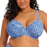 Elomi Fiji Falls Plunge Bikini Top Hvit/Blå I 85 Dame