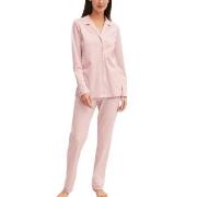 Calida Night Lovers Pyjama With Collar Rosa bomull Small Dame