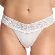 Hanky Panky Truser 3P Supima Cotton Original Rise Thong Hvit One Size ...