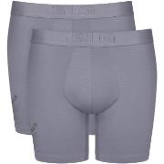 Sloggi 2P SLG Base Soft Short Grå Medium Herre