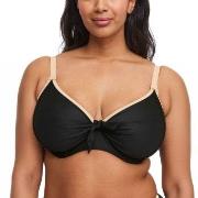 Swegmark Bahamas Bikini Underwire Bra Svart m Beige E 75 Dame
