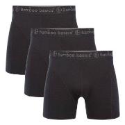 Bamboo basics 3P Rico Boxers Svart Large Herre