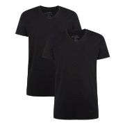 Bamboo basics 2P Velo T-Shirt V Neck Svart X-Large Herre
