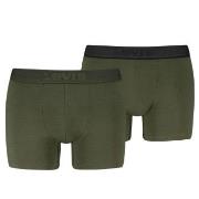 Levis 2P Men Twill Boxer Brief Khaki bomull Large Herre
