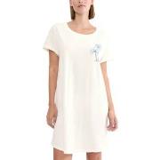 Triumph Nightdress Short Sleeve Offwhite bomull 38 Dame