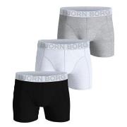Björn Borg 3P Organic Cotton stretch Boxer Mixed Medium Herre