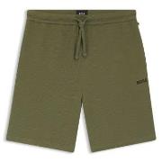 BOSS Waffle Nightwear Shorts Grønn/Khaki X-Large Herre