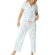 PJ Salvage Paws And Breathe Pyjama Blå Mønster Small Dame
