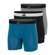 adidas 3P Active Micro Flex Boxer Brief Grå/Blå polyester X-Large Herr...