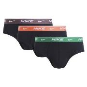 Nike 3P Everyday Essentials Cotton Stretch Hip Brief Oransje bomull Me...