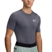 Under Armour HeatGear SS Compression Shirt Grafit X-Large Herre