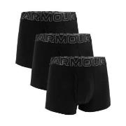 Under Armour 3P Performance Cotton Solid 3in Boxers Svart X-Large Herr...