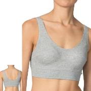 Calida BH Elastic Top Jade/Grønn bomull Large Dame