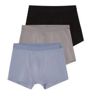Bread and Boxers Boxer Briefs 3P Svart/Blå økologisk bomull Large Herr...