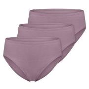 Schiesser Truser 3P Essentials Cotton Briefs Fiolett bomull 44 Dame