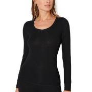 Schiesser Personal Fit Long Sleeve Shirt Svart Small Dame
