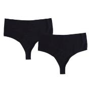 Pierre Robert Truser 2P Invisible Micro High Waist String Svart Small ...