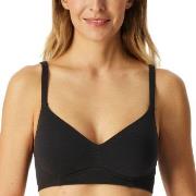 Schiesser BH Unique Cotton Soft Bra Svart bomull D 75 Dame
