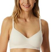 Schiesser BH Unique Cotton Soft Bra Krem bomull B 80 Dame