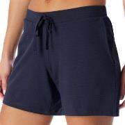 Schiesser Women Mix and Relax Cotton Shorts Mørkblå bomull 38 Dame