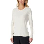 Schiesser Women Mix and Relax Longsleeved Shirt Benhvit modal 46 Dame