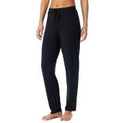Schiesser Women Mix and Relax Straight Pants Svart modal 46 Dame