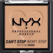 NYX Professional Makeup Can’t Stop Won’t Stop Mattifying Powder Tan - ...
