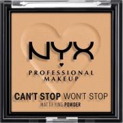 NYX Professional Makeup Can’t Stop Won’t Stop Mattifying Powder Golden...