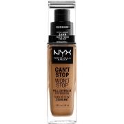NYX Professional Makeup Can't Stop Won't Stop Foundation Golden honey ...