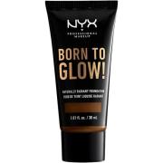 NYX Professional Makeup Born To Glow Naturally Radiant Foundation Waln...